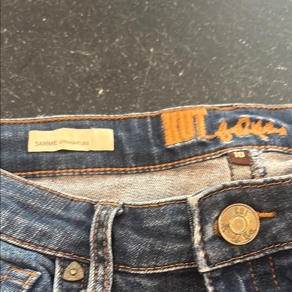 Kut from the Kloth Blue Straight Leg Jeans Sammie straight leg
